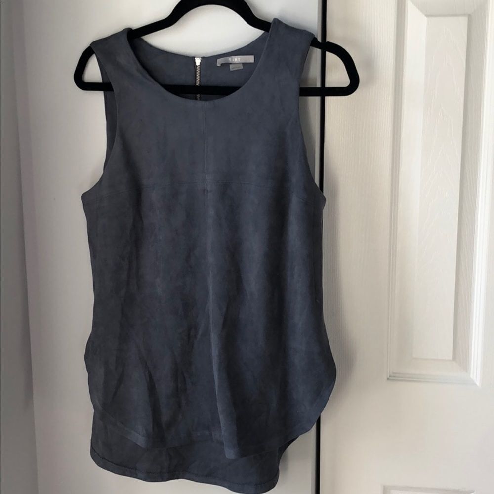Tart (Nordstrom) faux suede sleeveless top - S